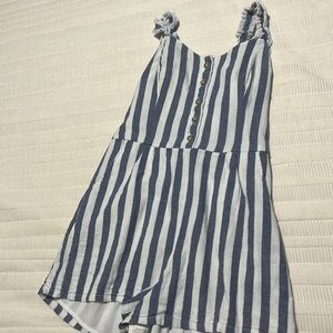 Hollister striped romper